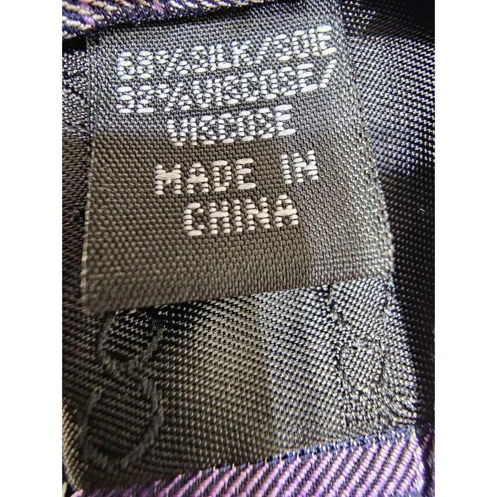 Calvin Klein Men's Silk/Viscose Neck Tie Purple 3